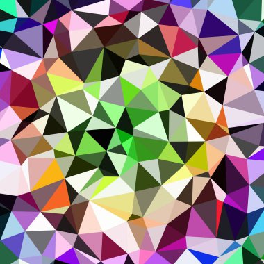 Arka plan poligonal sorunsuz üçgen renk desen.