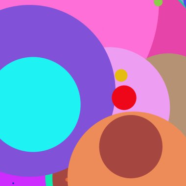 Daire geometrik güzel arka plan çok renkli desen.