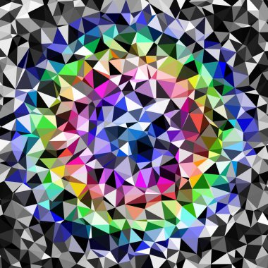 Arka plan çok renkli geometrik poligonal.