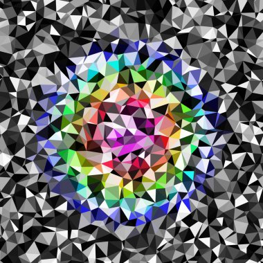Arka plan çok renkli geometrik poligonal.