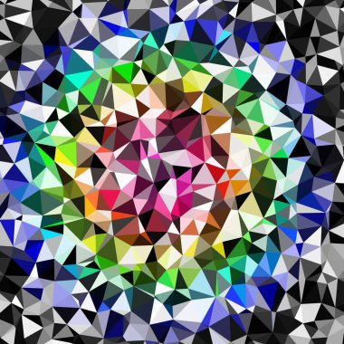 Arka plan çok renkli geometrik poligonal.