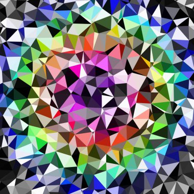 Arka plan çok renkli geometrik poligonal.