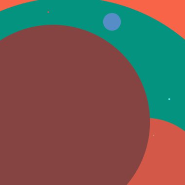 Daire geometrik şaşırtıcı arka plan çok renkli desen.