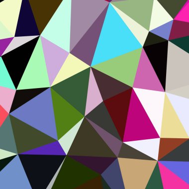 Arka plan poligonal sorunsuz üçgen renk desen.