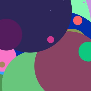 Daire geometrik yeni arka plan çok renkli desen.