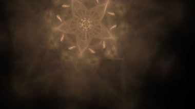 Fantezi kaotik renkli fraktal desen. Soyut Fraktal şekiller. 3D render resimde arka plan veya duvar kağıdı.