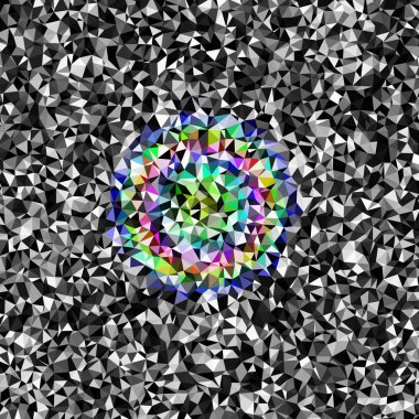 Arka plan çok renkli geometrik poligonal.