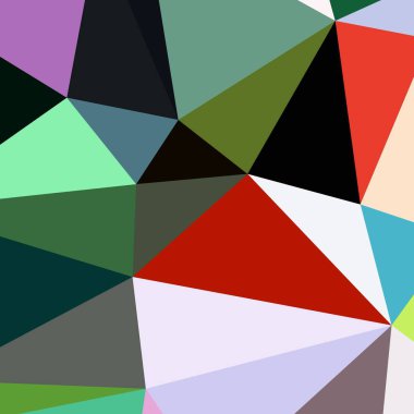 Arka plan poligonal sorunsuz üçgen renk desen.