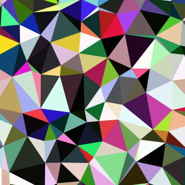 Arka plan poligonal sorunsuz üçgen renk desen.