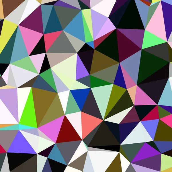 Abstract Background Multicolored Geometric Poligonal — Stock Photo, Image