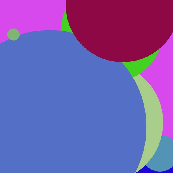 Круговая Геометрическая Большая Абстрактная Фоновая Многоцветная Картина — стоковое фото