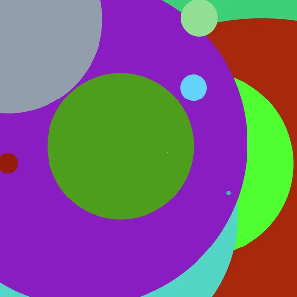 Circolo Geometrico Sorprendente Sfondo Astratto Modello Multicolore — Foto Stock
