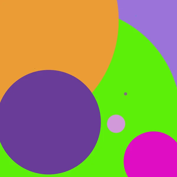 Круглый Геометрический Большой Абстрактный Фон Разноцветный Узор — стоковое фото