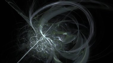 Fantezi kaotik renkli fraktal desen. Soyut Fraktal şekiller. 3D render resimde arka plan veya duvar kağıdı.