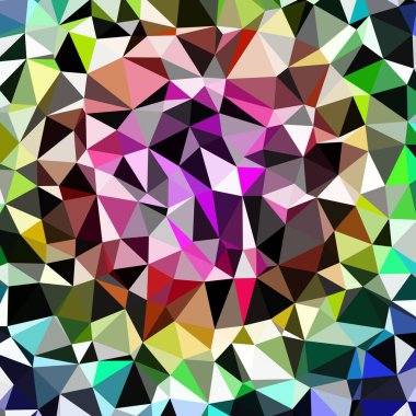 Arka plan poligonal sorunsuz üçgen renk desen.