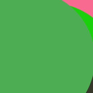 Daire geometrik şaşırtıcı arka plan çok renkli desen.