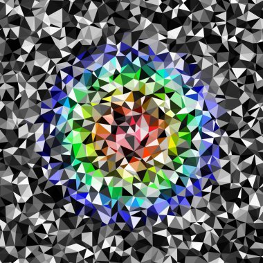 Harika geomeric soyut poligonal mozaik. Üçgen düşük poli arka plan. Çokgenler ile soyut geometrik arka plan. Bir üçgen oluşur origami tarzı desen