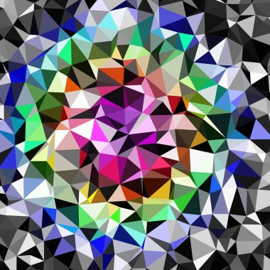 Arka plan çok renkli geometrik poligonal.