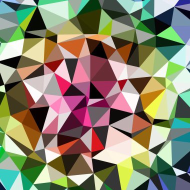 Arka plan çok renkli geometrik poligonal.