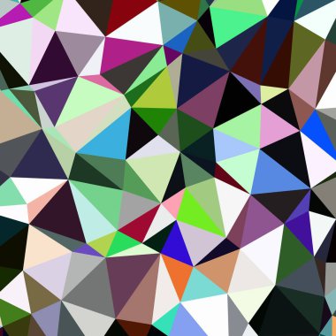 Arka plan poligonal sorunsuz üçgen renk desen.
