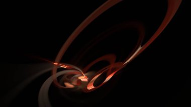 Fantezi kaotik renkli fraktal desen. Soyut Fraktal şekiller. 3D render resimde arka plan veya duvar kağıdı.