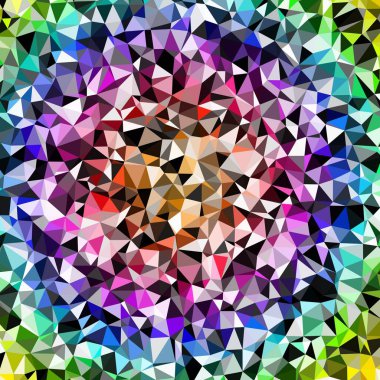 Arka plan çok renkli geometrik poligonal.
