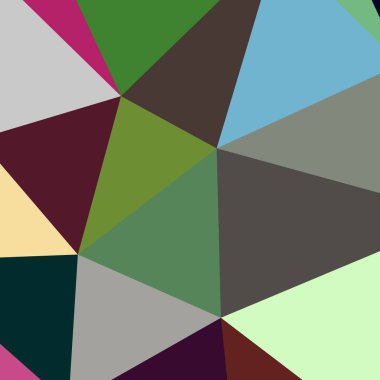 Arka plan poligonal sorunsuz üçgen renk desen.