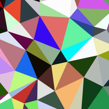 Arka plan çok renkli geometrik poligonal.