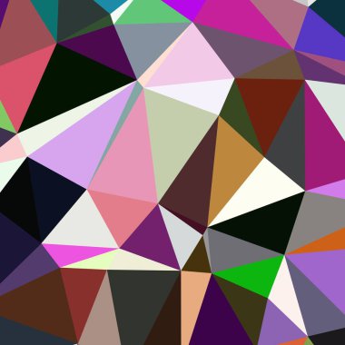 Arka plan poligonal sorunsuz üçgen renk desen.