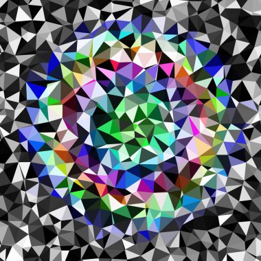 Arka plan çok renkli geometrik poligonal.