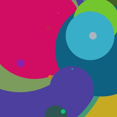 Daire geometrik şaşırtıcı arka plan çok renkli desen.