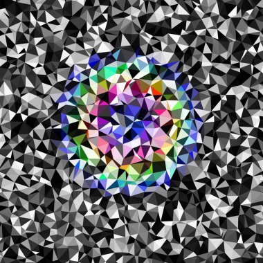Arka plan çok renkli geometrik poligonal.