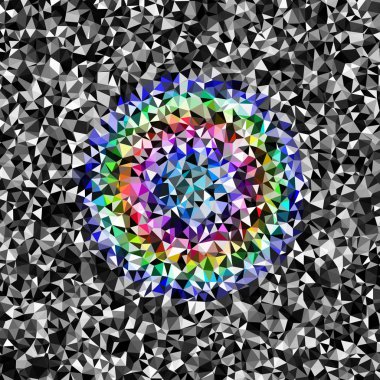 Arka plan çok renkli geometrik poligonal.