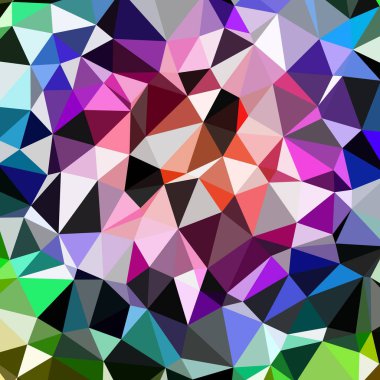 Arka plan poligonal sorunsuz üçgen renk desen.
