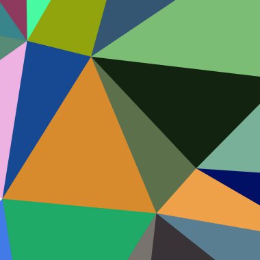 Arka plan poligonal sorunsuz üçgen renk desen.