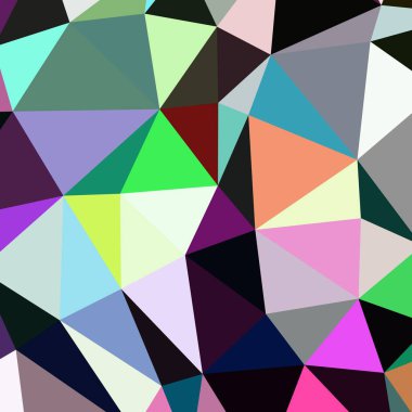 Arka plan poligonal sorunsuz üçgen renk desen.