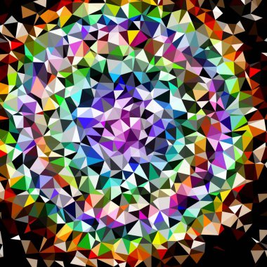 Arka plan çok renkli geometrik poligonal.