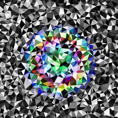 Arka plan çok renkli geometrik poligonal.