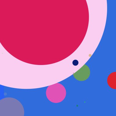 Daire geometrik büyük arka plan çok renkli desen.