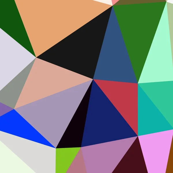 Abstract Background Multicolored Geometric Poligonal — Stock Photo, Image