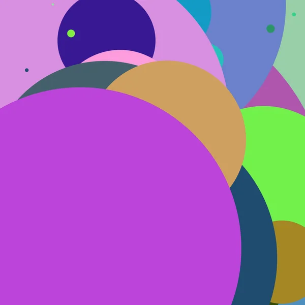 Sirkelgeometrisk Fantastisk Abstrakt Bakgrunnsmønster Med Flere Farger – stockfoto
