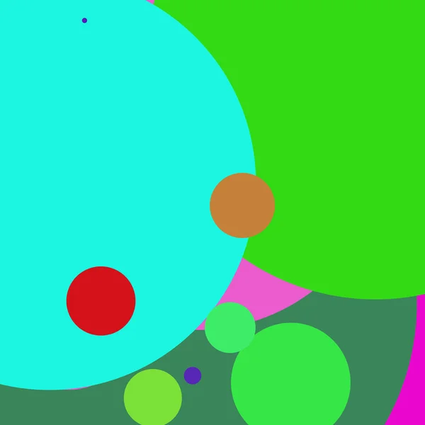 円の幾何学的な抽象的な背景の多色の柄 — ストック写真