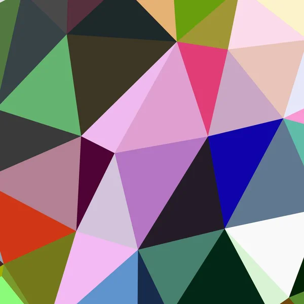 Abstract Background Multicolor Geometric Poligonal — Stock Photo, Image