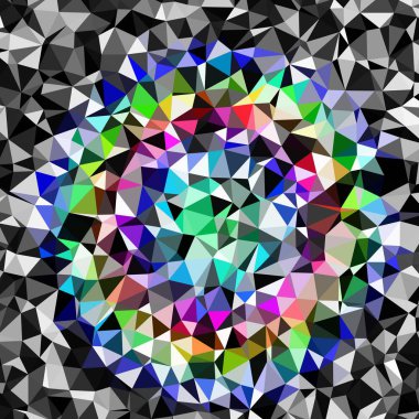 Arka plan çok renkli geometrik poligonal.