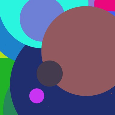 Daire geometrik şaşırtıcı arka plan çok renkli desen.