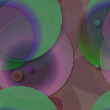 Arka plan çok renkli daire geometrik desen sorunsuz.