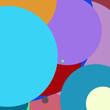 Daire geometrik şaşırtıcı arka plan çok renkli desen.