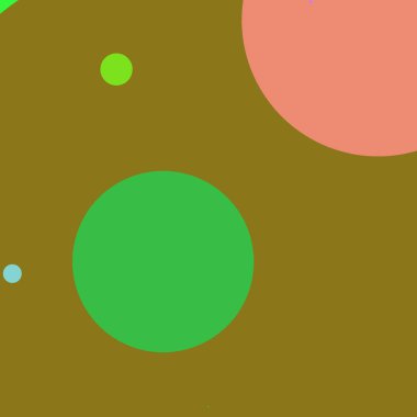 Daire geometrik yeni arka plan çok renkli desen.