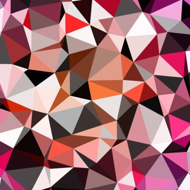Arka plan poligonal sorunsuz üçgen renk desen.