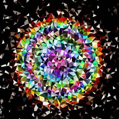 Arka plan çok renkli geometrik poligonal.